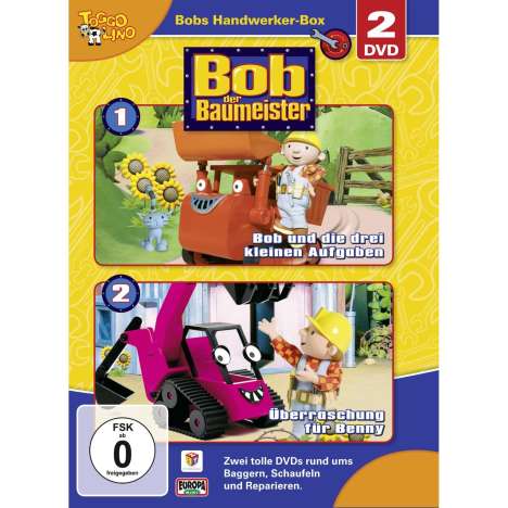 Bob der Baumeister - Bobs Handwerker-Box, 2 DVDs