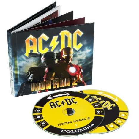 AC/DC: Filmmusik: Iron Man 2 (Deluxe Edition CD + DVD) (Digibook), 1 CD und 1 DVD