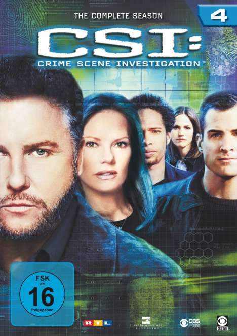 CSI Las Vegas Season 4, 6 DVDs