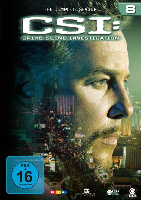 CSI Las Vegas Season 8, 6 DVDs