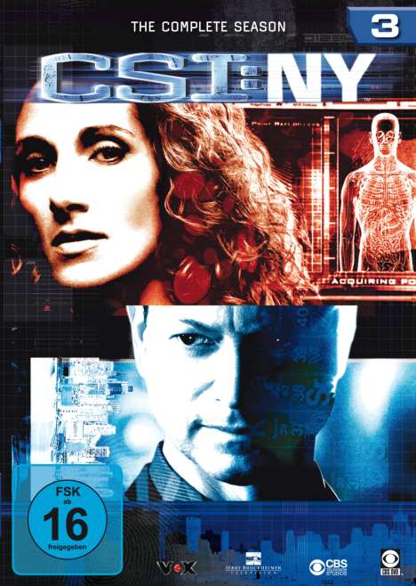 CSI New York Season 3, 6 DVDs