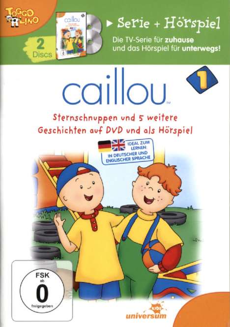 Caillou Vol.1 (DVD &amp; Hörspiel), DVD