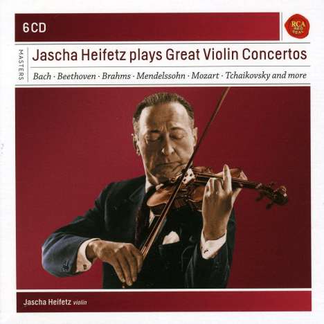 Jascha Heifetz - Great Violin Concertos, 6 CDs