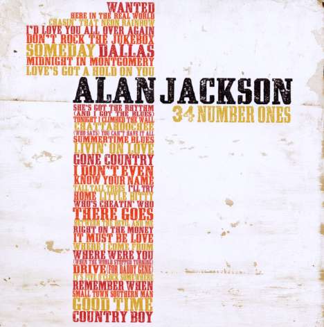 Alan Jackson: 34 Number Ones, 2 CDs