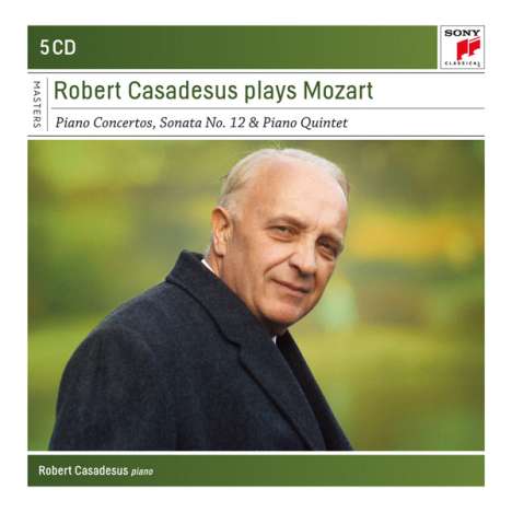 Robert Casadesus plays Mozart, 5 CDs