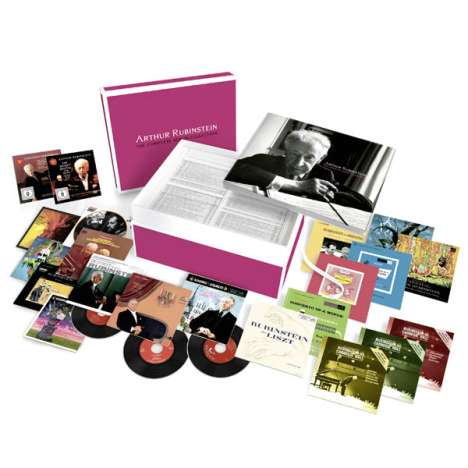 Arthur Rubinstein - The Complete Album Collection, 142 CDs und 2 DVDs