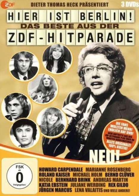 Hier ist Berlin! Das Beste aus der ZDF-Hitparade, 3 DVDs