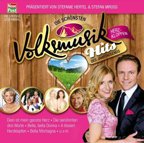 Die schönsten Volksmusik-Hits des Jahrtausends: Herzklopfen, 2 CDs