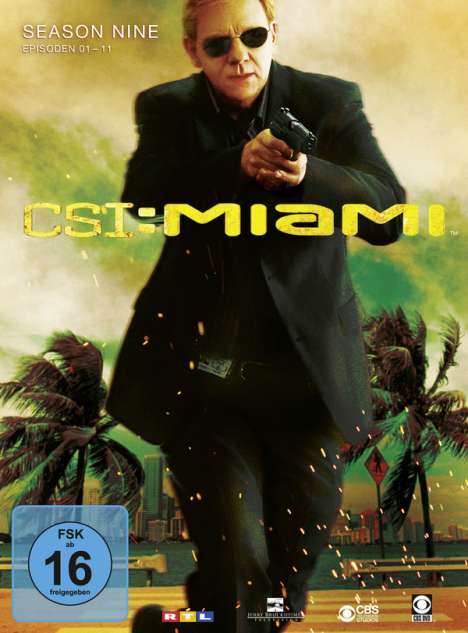 CSI Miami Season 9 Box 1, 3 DVDs