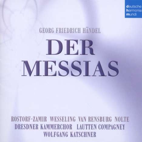 Georg Friedrich Händel (1685-1759): Der Messias (in dt.Sprache), 2 CDs
