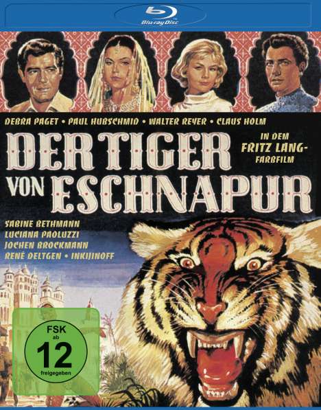 Der Tiger von Eschnapur (Blu-ray), Blu-ray Disc