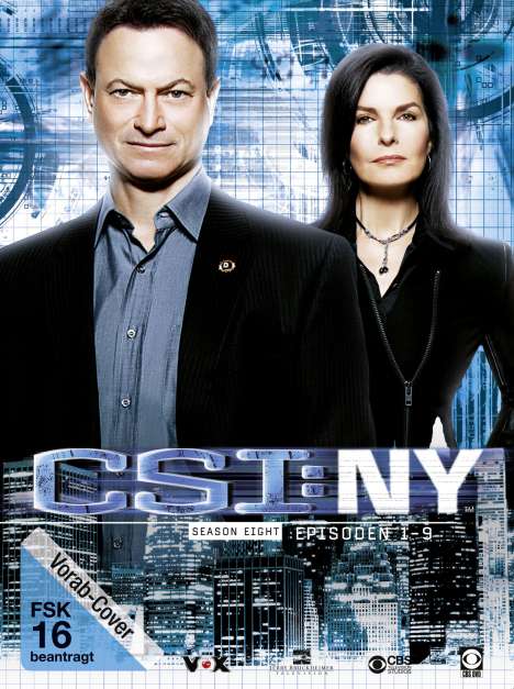 CSI New York Season 8 Box 1, 3 DVDs