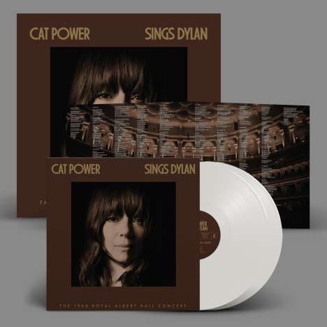 Cat Power: Sings Bob Dylan: The 1966 Royal Albert Hall Concert (Limited Indie Exclusive Edition) (White Vinyl + Poster) (in Deutschland/Österreich/Schweiz exklusiv für jpc!), 2 LPs