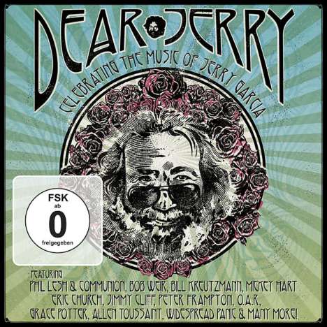 Dear Jerry: Celebrating The Music Of Jerry Garcia: Merriweather Post Pavilion, Columbia, 2015, 2 CDs und 1 DVD