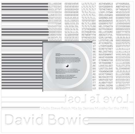David Bowie (1947-2016): Love Is Lost (White Vinyl), Single 12"