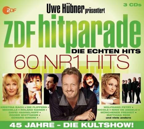 Uwe Hübner präsentiert: ZDF Hitparade - 60 Nr.1 Hits, 3 CDs