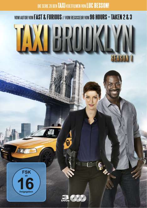 Taxi Brooklyn Season 1, 3 DVDs