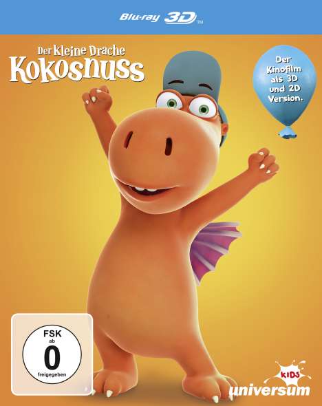 Der kleine Drache Kokosnuss (3D Blu-ray), Blu-ray Disc