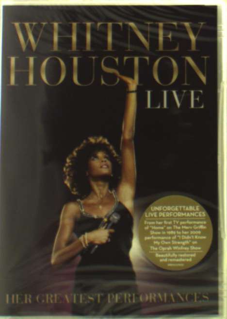 Whitney Houston: Live: Her Greatest Performances, DVD