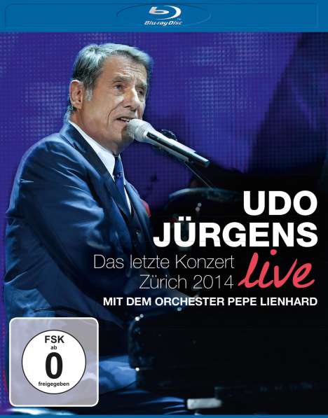 Udo Jürgens (1934-2014): Das letzte Konzert - Zürich 2014 Live, Blu-ray Disc