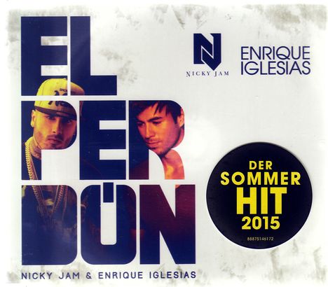 Nicky Jam &amp; Enrique Iglesias: El Perdón, Maxi-CD
