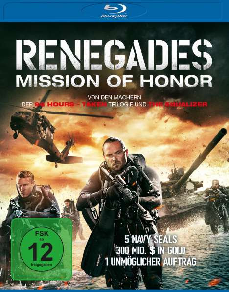 Renegades - Mission of Honor (Blu-ray), Blu-ray Disc