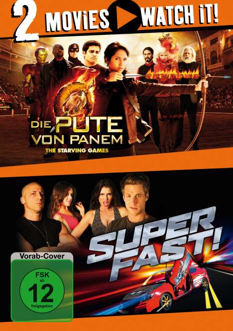 Die Pute von Panem / Superfast!, 2 DVDs