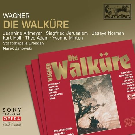 Richard Wagner (1813-1883): Die  Walküre, 4 CDs
