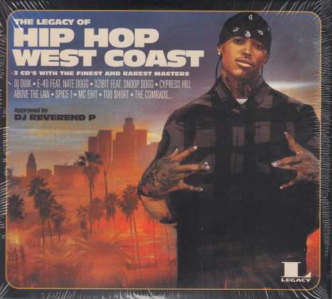 The Legacy Of Hip Hop West Coast, 3 CDs