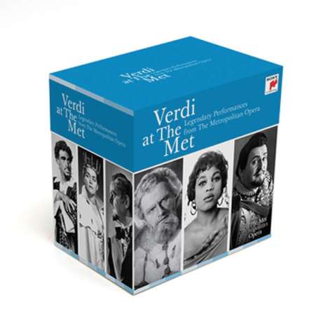 Giuseppe Verdi (1813-1901): Giuseppe Verdi - Verdi at the Met, 20 CDs