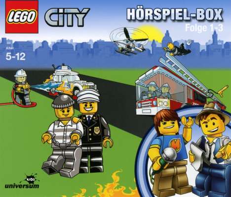 LEGO City Hörspiel 1-3 Box  (CD Box), 3 CDs