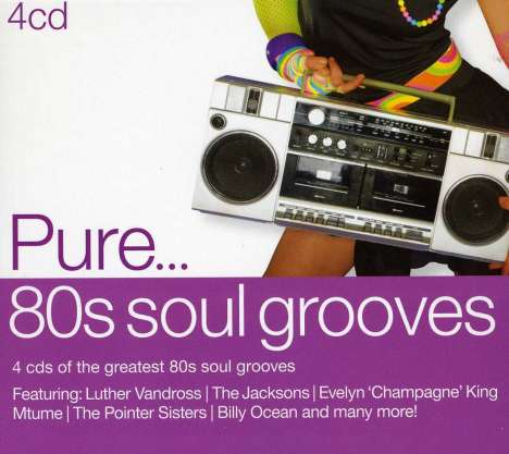 Pure...'80s Soul Grooves, 4 CDs