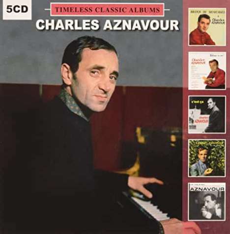 Charles Aznavour (1924-2018): Timeless Classic Albums, 5 CDs