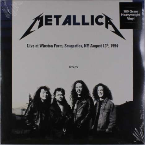 Metallica: Live At Winston Farm Saugerties, NY August 13, 1994 (180g), 2 LPs