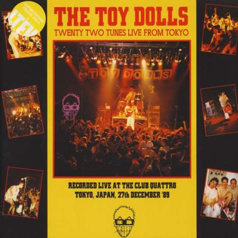 Toy Dolls (Toy Dollz): Twenty Two Tunes Live From Tokyo (Limited Edition) (Yellow Vinyl), 2 LPs