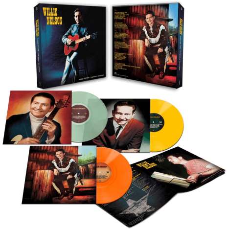 Willie Nelson: Pages Of Time: The Early Chapters (Limited Collector's Edition) (Orange, Coke Bottle Green &amp; Yellow Vinyl), 3 LPs