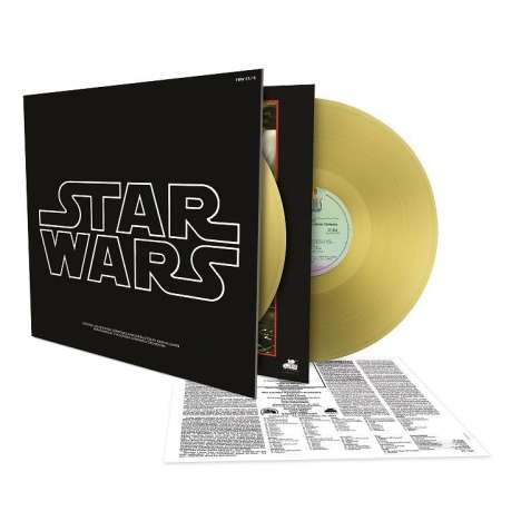 John Williams: Filmmusik: Star Wars: Episode IV - A New Hope (180g) (Limited Edition) (Gold Vinyl), 2 LPs