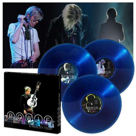 David Bowie (1947-2016): A Reality Tour (180g) (Limited Edition Box Set) (Translucent Blue Vinyl), 3 LPs
