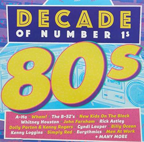 DECADES OF #1'S: 80'S / VARIOUS: DECADES OF #1'S: 80'S / VARIOUS, 2 CDs