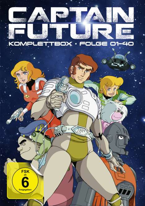 Captain Future (Komplettbox), 8 DVDs