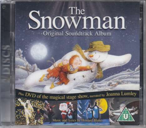 Howard Blake (geb. 1938): Filmmusik: The Snowman (Soundtrack &amp; Live-Show), 1 CD und 1 DVD