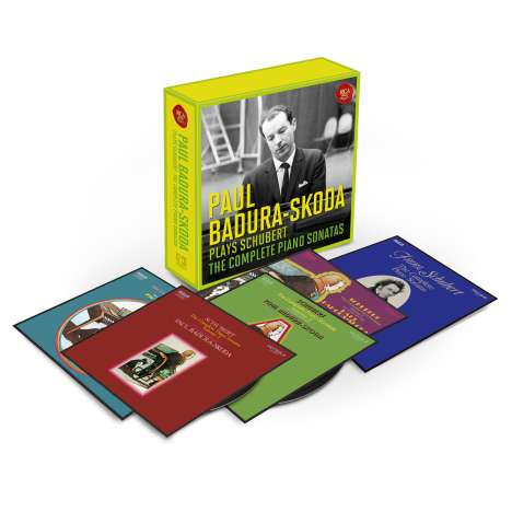 Franz Schubert (1797-1828): Klaviersonaten (Gesamtaufnahme mit Paul Badura-Skoda), 12 CDs