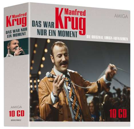 Manfred Krug: Das war nur ein Moment (Die Original AMIGA-Aufnahmen), 10 CDs