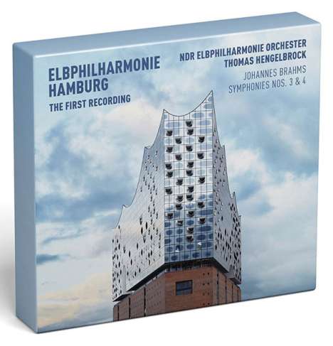 Johannes Brahms (1833-1897): Symphonien Nr.3 &amp; 4 (Deluxe-Edition der ersten Aufnahme aus der neuen Elbphilharmonie Hamburg mit Blu-ray), 1 CD und 1 Blu-ray Disc