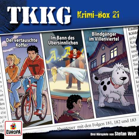 TKKG Krimi-Box 21 (Folgen 181, 182, 183), 3 CDs