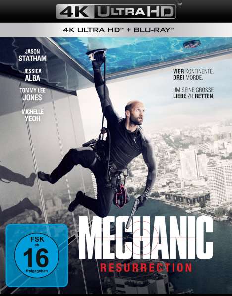 Mechanic: Resurrection (Ultra HD Blu-ray &amp; Blu-ray), 1 Ultra HD Blu-ray und 1 Blu-ray Disc
