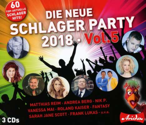 Die neue Schlager Party Vol. 5 (2018), 3 CDs