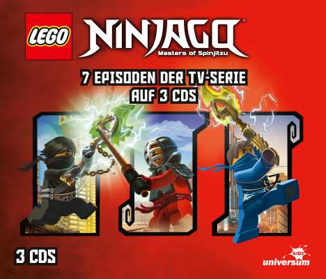 LEGO Ninjago Hörspielbox 4, 3 CDs