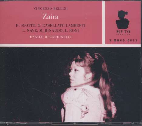 Vincenzo Bellini (1801-1835): Zaira, 3 CDs