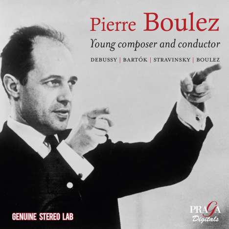 Pierre Boulez - Young composer and conductor, CD